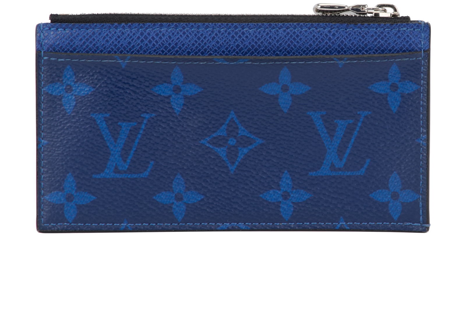 Louis Vuitton Coin Cardholder, &pound;250, Accessories, Blue, Canvas, Back view